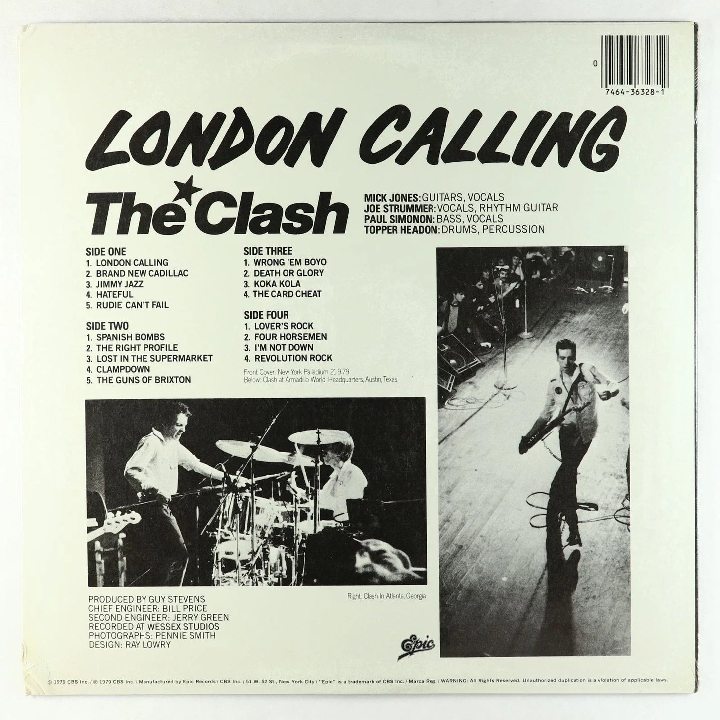 The Clash - London Calling (2xLP, Album, Ltd, RE, RM, Cle)